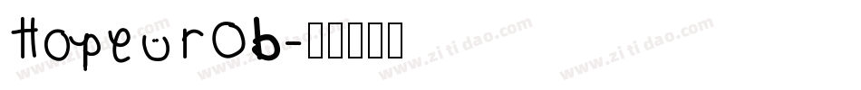 Hope ROB字体转换